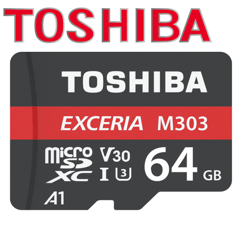 TOSHIBA 東芝 EXCERI M303 MicroSDXC 64GB記憶卡