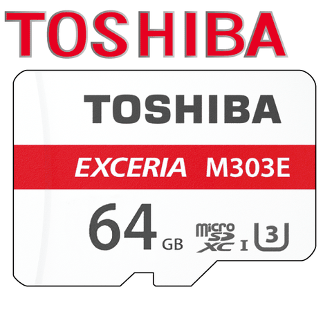 TOSHIBA EXCERI M303E Micro SDXC 64GB記憶卡- PChome 24h購物