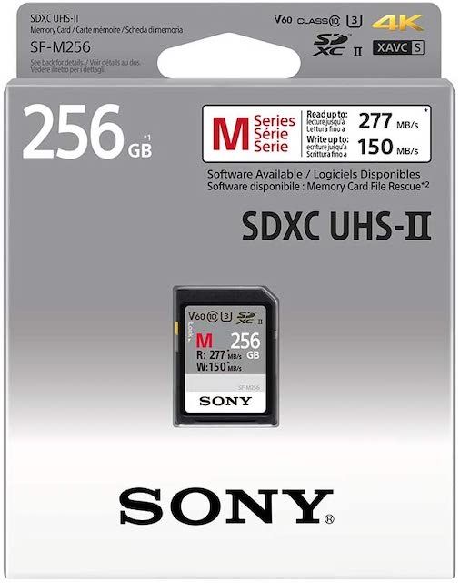 SONY 索尼   SF-M256 記憶卡【256GB/UHS-II/R277/W150】公司貨