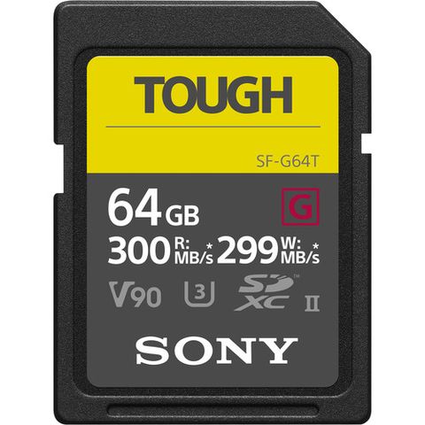 防水防震★高速64GSONY 索尼 TOUGH SF-G64T 記憶卡【64GB/UHS-II/R300/W299】公司貨