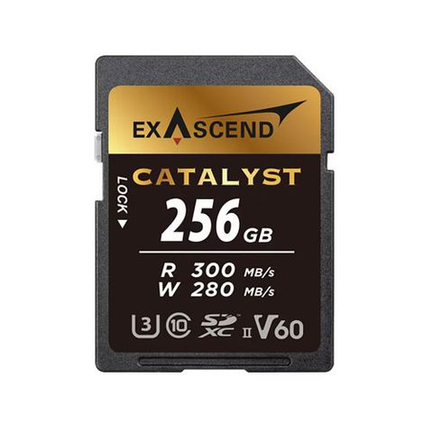 Exascend UHS-II SD card V60 256GB 影視級記憶卡