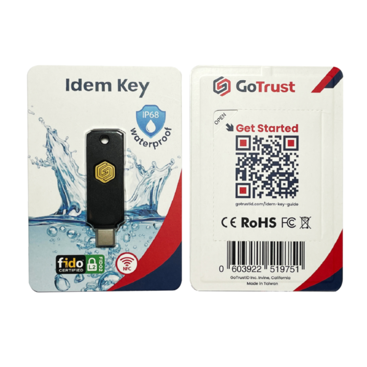 GoTrust  Idem Key 動信安全金鑰(Security Key) Type C