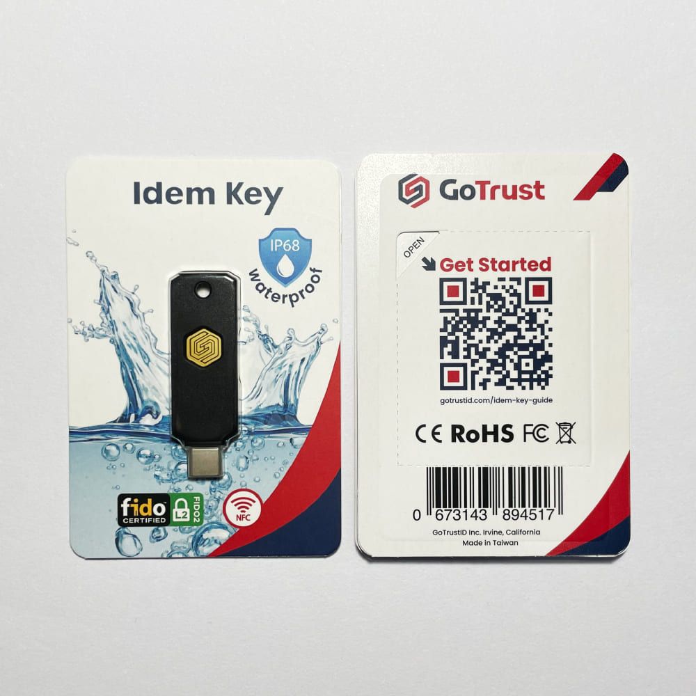 GoTrust  Idem Key 動信安全金鑰(Security Key) Type C