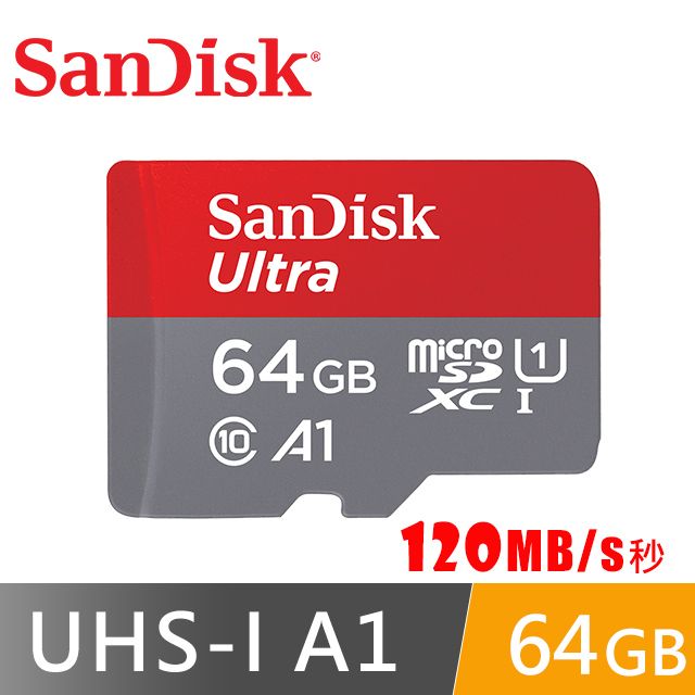 SanDisk Ultra MicroSDXC c10 64GB 記憶卡- PChome 24h購物
