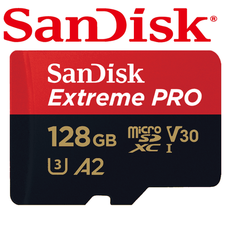 ★新版本200MB★SanDisk ExtremePRO microSDXC A2 128GB記憶卡
