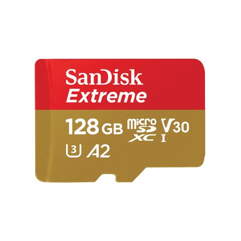 SanDisk 128GB Extreme U3 microSDXC V30 A2 記憶卡