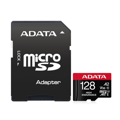 威剛ADATA High Endurance microSDXC UHS-I U3/V30/A2 128G (監控/攝影)高耐用記憶卡