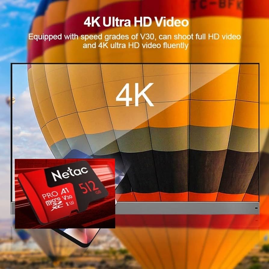  Netac 台灣公司貨 128GB 監控記錄專用Pro MicroSDXC 4k V30 高速記憶卡