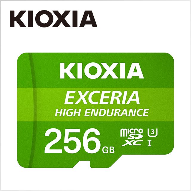 KIOXIA 鎧俠  EXCERIA HIGH ENDURANCE Micro SDXC UHS-I (U3/V30/A1) 256GB 記憶卡