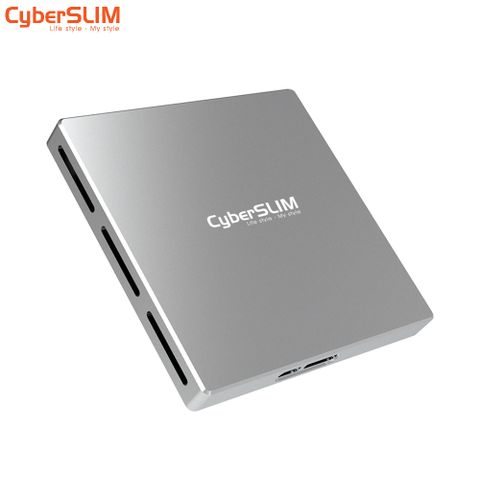 CyberSLIM 6卡 SD/TF 讀卡器(TF需要轉卡)