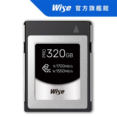 Wise 裕拓 320GB CFexpress Type B PRO 記憶卡