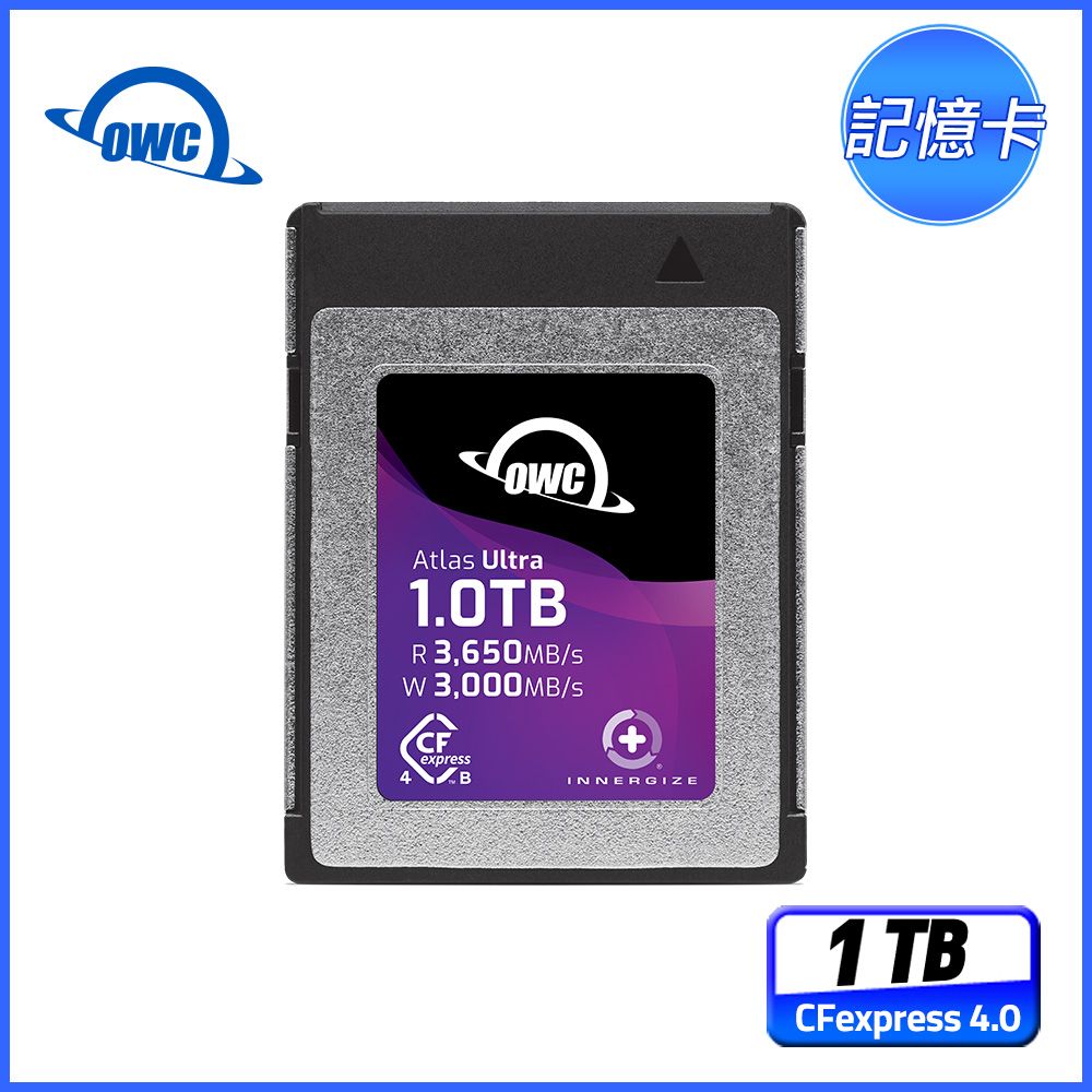 OWC  Atlas Ultra 1TB CFexpress B 型 4.0 記憶卡
