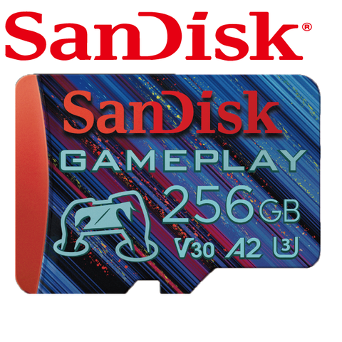 SanDisk 晟碟 GamePlay microSD 256GB 手機和掌上型遊戲記憶卡