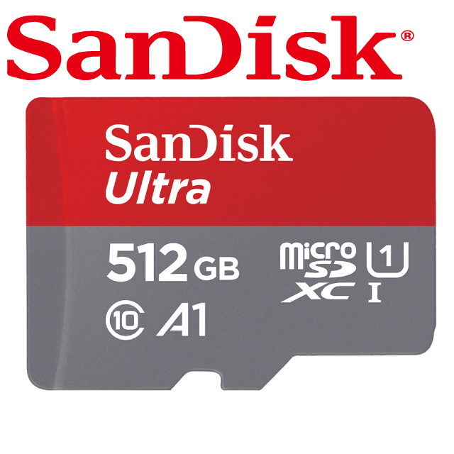 SanDisk 晟碟 Ultra 512GB microSDXC A1 150MB/s記憶卡 - PChome 24h購物