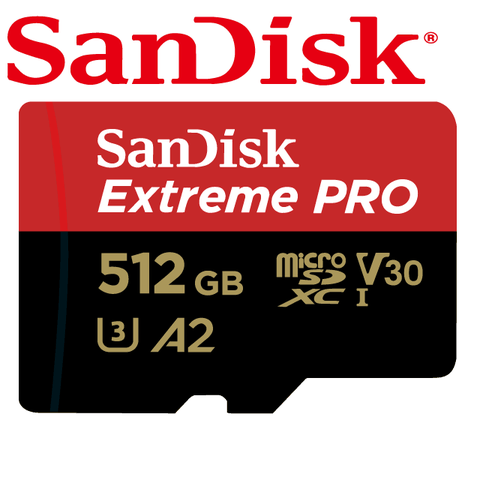 ★200MB★SanDisk ExtremePRO microSDXC A2 512G記憶卡
