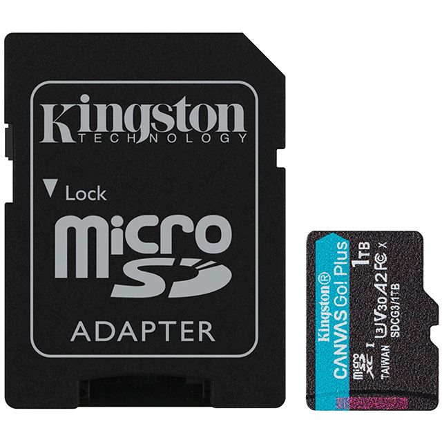 Kingston 金士頓   1TB microSDXC Canvas Go Plus 170MB U3 A2 V30 記憶卡