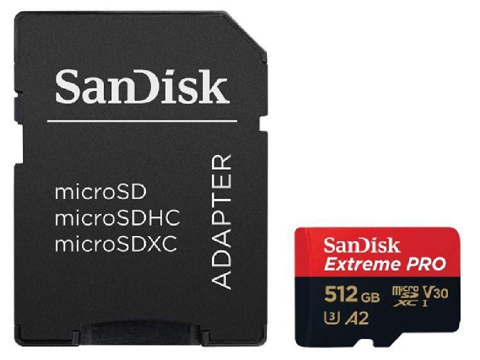 SanDisk 512GB 512G microSDXC Extreme Pro【170MB/s】UHS U3 4K V30