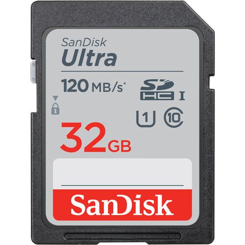SanDisk 晟碟  32GB 32G SDHC【120MB/s】SD Ultra UHS C10 SDSDUN4-032G 相機記憶卡 (不是手機小卡)
