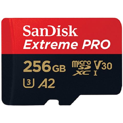 SanDisk 256GB 256G microSDXC【Extreme Pro 200MB/s】UHS U3 4K V30 A2 手機記憶卡