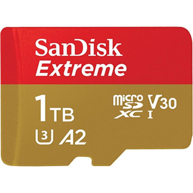 SanDisk 晟碟  1TB 1T microSD【190MB/s Extreme】microSDXC micro SD SDXC 4K U3 A2手機記憶卡