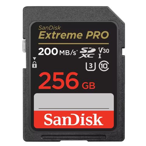 SanDisk 256GB SDXC【200MB/s Extreme Pro】 SDSDXXD-256G 4K U3 A2 V30 相機記憶卡