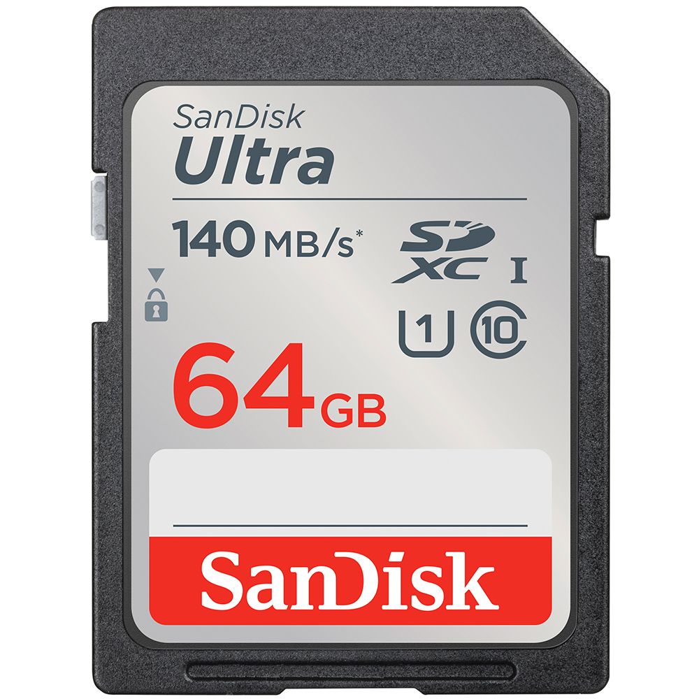 SanDisk 晟碟  64GB SDXC Ultra【140MB/s】SD SDHC U1 C10 SDSDUNB-064G 相機記憶卡 (不是手機小卡)