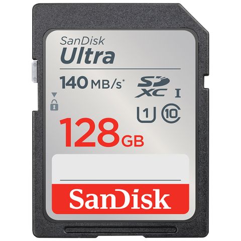 SanDisk 128GB SDXC Ultra【140MB/s】SD SDHC U1 C10 SDSDUNB-128G 相機記憶卡 (不是手機小卡)
