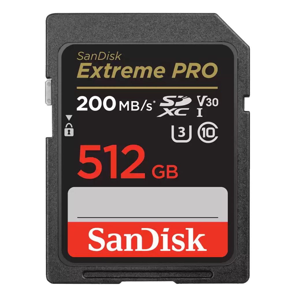 SanDisk 晟碟  512GB SDXC【200MB/s】Extreme Pro UHS-I 4K U3 V30 SDSDXXD-512G 相機記憶卡