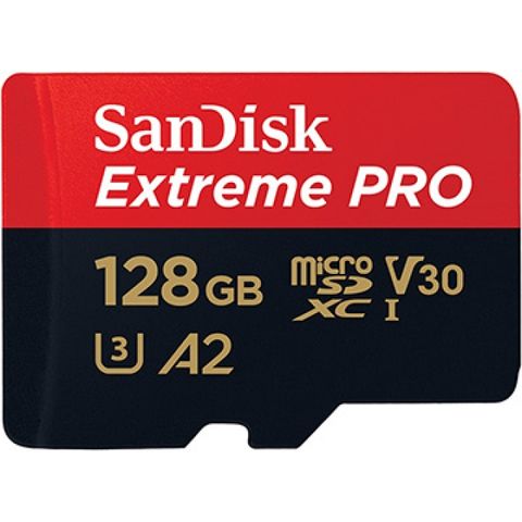 SanDisk 128GB 【200MB/s】Extreme Pro microSDXC UHS-I C10 U3 A2 V30 手機記憶卡