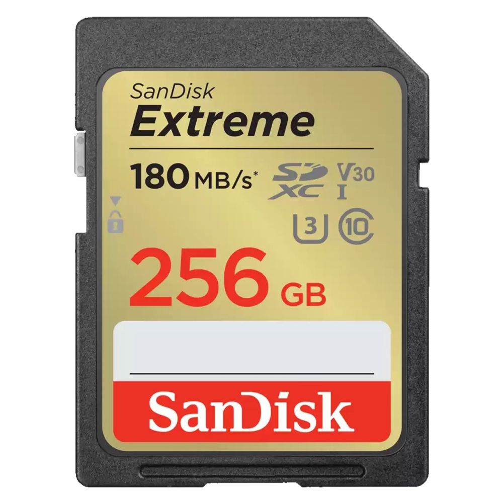 SanDisk 晟碟  256GB 【180MB/s Extreme】SDXC SDSDXVV-256G 4K U3 A2 V30 相機記憶卡