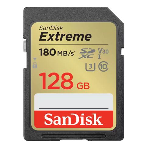 ★新版升級最高讀取速度180MB/秒★SanDisk 128GB 128G SDXC Extreme【180MB/s】4K U3 V30 C10 SDSDXVA-128G 相機記憶卡