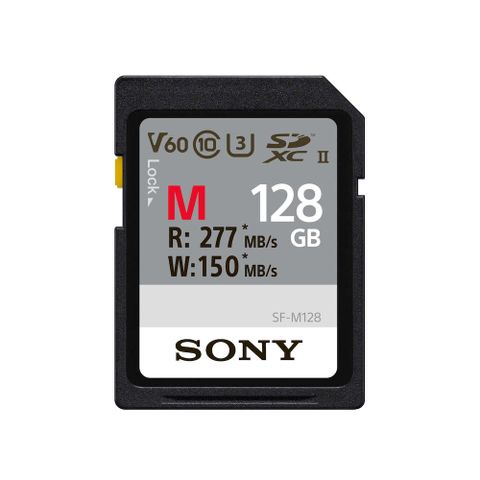 SONY 索尼 SF-M128 記憶卡【128GB/UHS-II/R277/W150】公司貨
