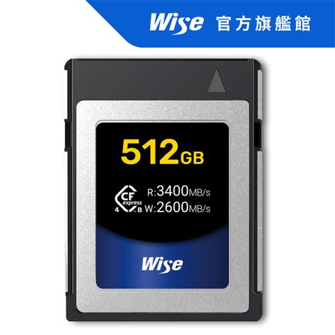 Wise 裕拓 512GB CFexpress 4.0 Type B 記憶卡