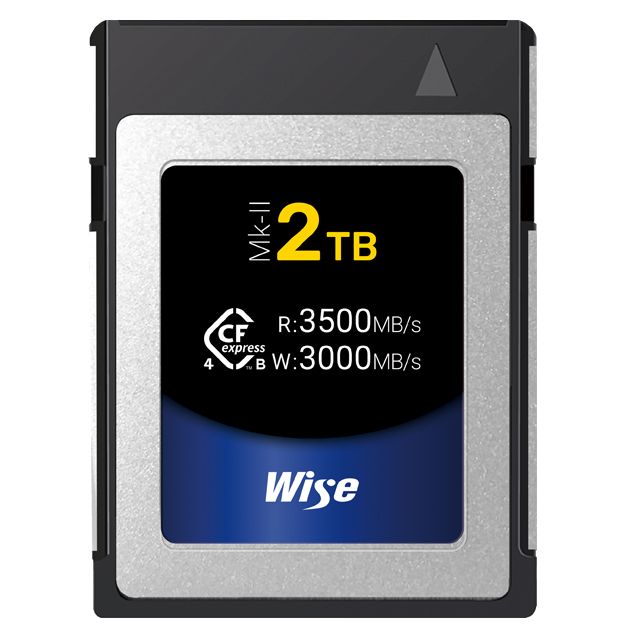 Wise 裕拓  2TB CFexpress 4.0 Type B Mk-II 記憶卡