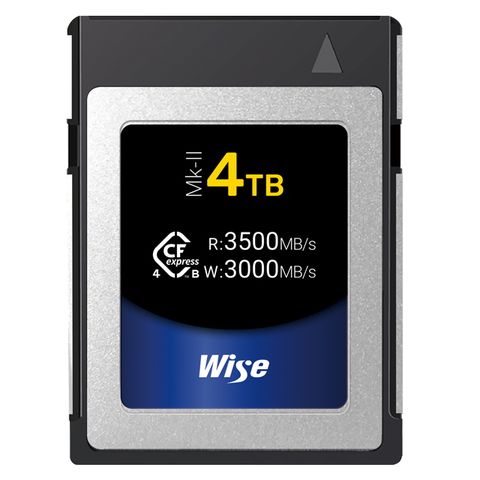 Wise 裕拓 4TB CFexpress 4.0 Type B Mk-II 記憶卡