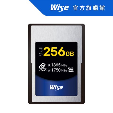 Wise 裕拓 256GB CFexpress 4.0 Type A Mk-II 記憶卡