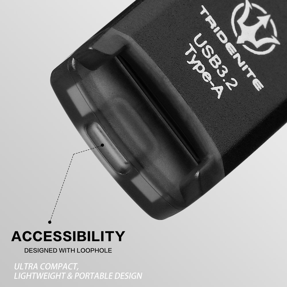 TRIDENITE SPEEDY MicroSD 256GB超頻記憶卡(DDR-200)搭配原廠USB 3.2 Type-A讀卡機