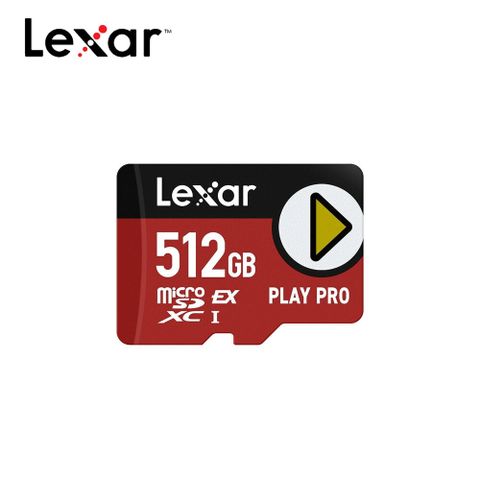 Lexar 雷克沙 PLAY PRO A2 microSD 512G 記憶卡