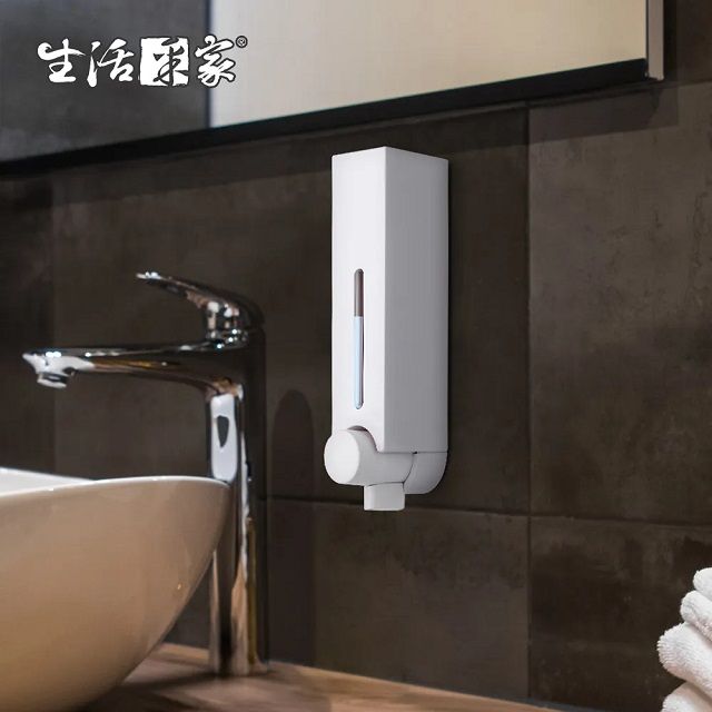  生活采家 幸福手感經典白250ml單孔手壓式給皂機