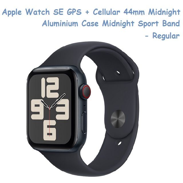 Apple Watch SE GPS 44mm Midnight Aluminium Case Midnight