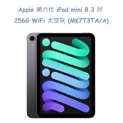 第六代 iPad mini 8.3 吋 256G WiFi 太空灰