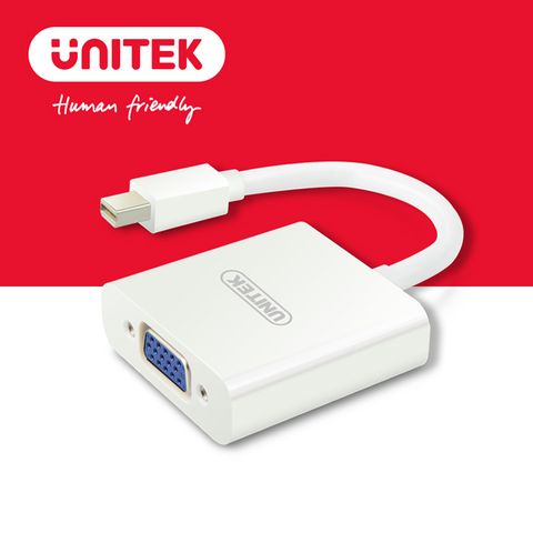 UNITEK Mini DP轉VGA轉換器 (Y-6327WH)