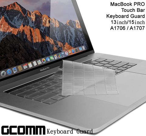 GCOMM Apple MacBook Pro Touch Bar 13吋/15吋 鍵盤保護膜 透明