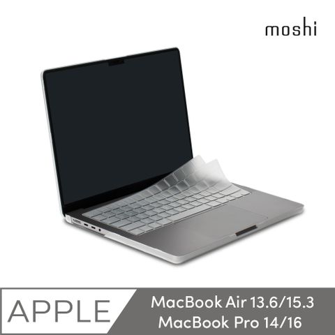 Moshi Clearguard 超薄鍵盤膜 For MacBook Pro 14/16" (M1-M3) / Air 13.6/15.3" (M2-M3)