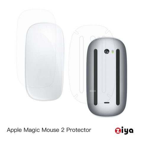 【上下完整保護】[ZIYA] Apple Magic Mouse 2 巧控滑鼠 保護貼/保護膜 上下兩片 磨砂全方位款
