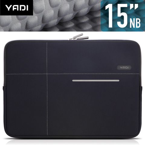 YADI 抗衝擊防震機能內袋-15吋-星夜黑