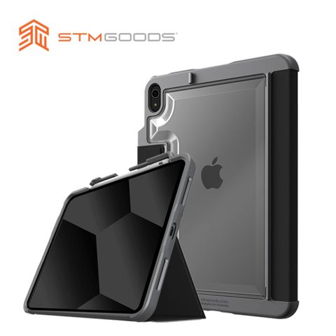 【STM】Dux Plus 系列 iPad 10.9吋 (第十代) 強固軍規防摔平板保護殼 (黑)