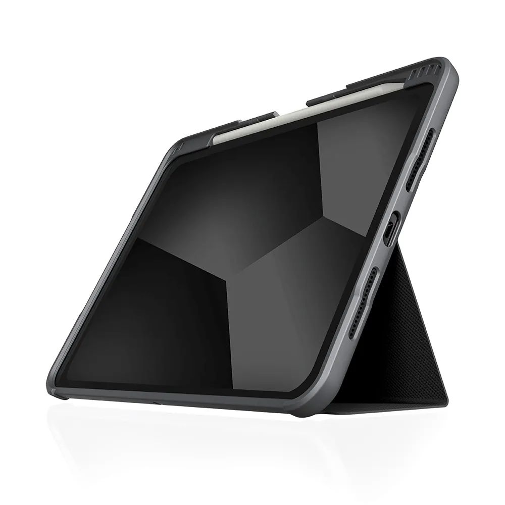 STM Dux Plus 系列 iPad Pro 11 吋 (M4) 強固軍規防摔保護殼 (黑)