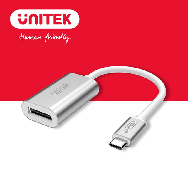 UNITEK 優越者  USB3.1 Type-C轉DisplayPort轉換器 (Y-6317)