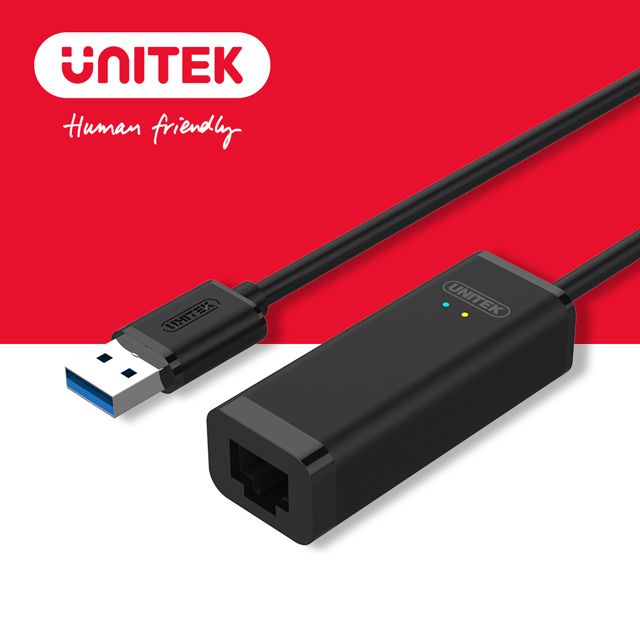 UNITEK 優越者  USB3.1 Gen1 轉RJ45有線網卡 (Y-3470BK)